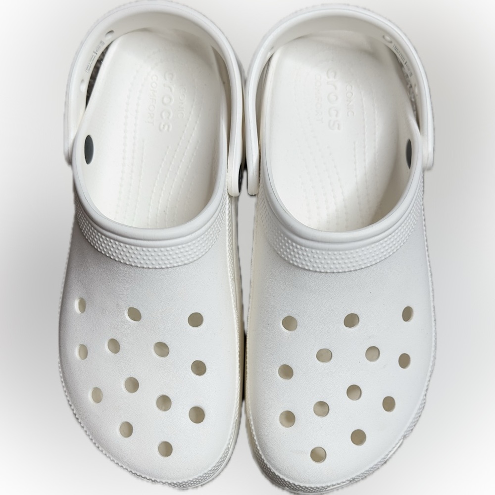 Crocs Classic Platform Clog - White